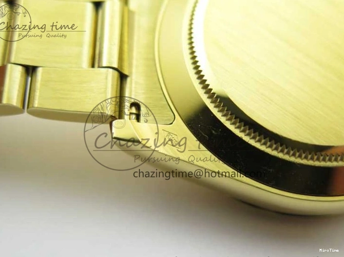 MiroTime 0302 Minimalist Daytona YG KKF 1:1 Best Edition 904L Steel Green Dial on YG Bracelet A 2451